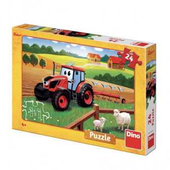 Puzzle Zetor orba 26x18 cm 24 dílků v krabici 27x19x4cm
