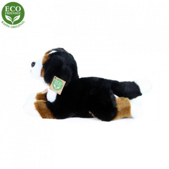 Plyšový pes bernský salašnický ležící 30 cm ECO-FRIENDLY