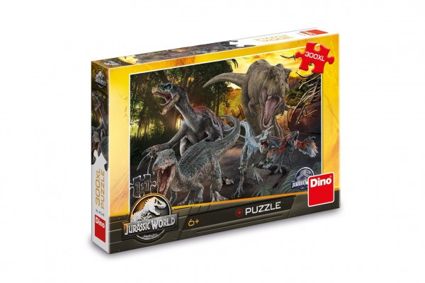 Puzzle Jurassic World 300XL elementy 47x33cm w pudełku 27x19x4cm