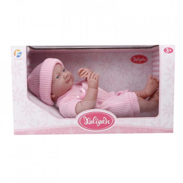 Lalka niemowlę 38 cm różowa