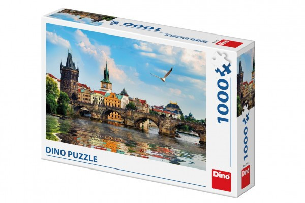 Puzzle Karlov most 66x47cm 1000 dielikov v krabici 32x23x7cm