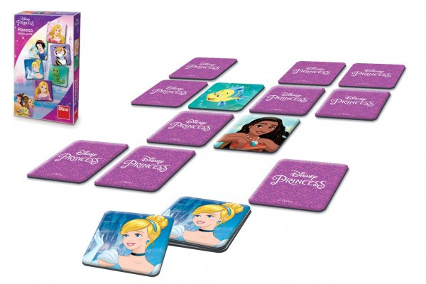 Pexeso Princezné 48 kartičiek spoločenská hra v krabičke 12x18x3, 5cm