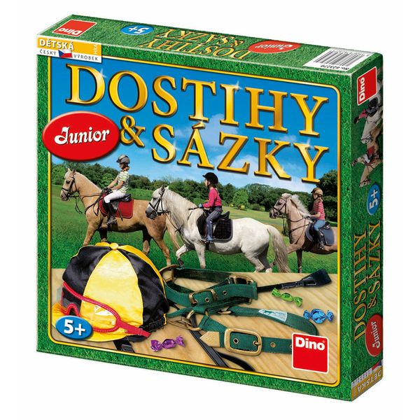 Dostihy a stávky junior spoločenská hra v krabici 29,5x29,5x4,5cm