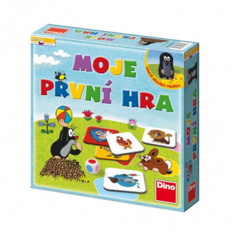 Moja pierwsza gra Gra planszowa Mole w pudełku 29x29x7cm