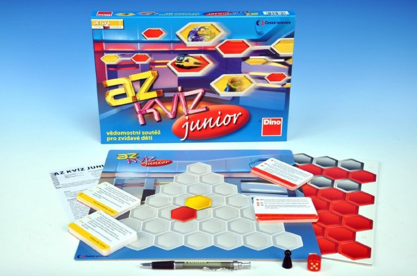 AZ kvíz junior spoločenská hra 10+ v krabici 33x23x3, 5cm