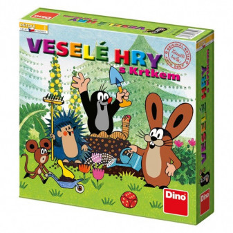 Zabawne gry z grą planszową Mole w pudełku 30x30x7cm