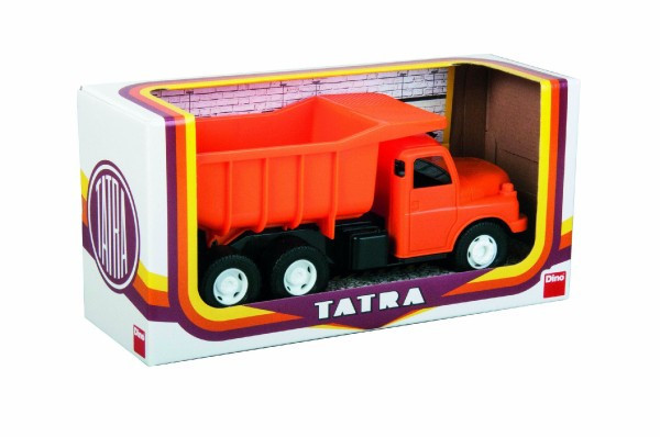 Auto Tatra 148 plast 30cm oranžová sklápač v krabici