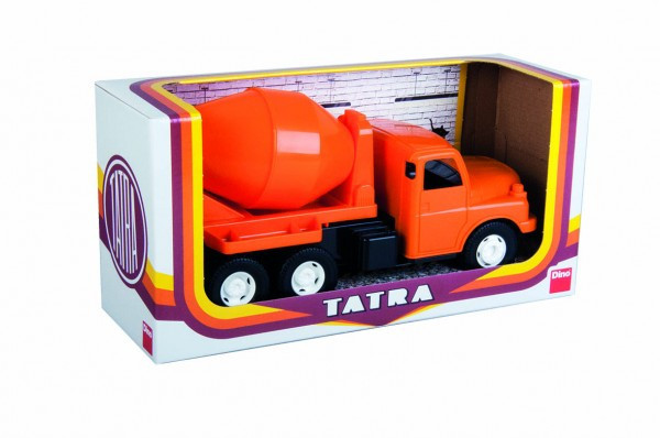 Mikser samochodowy Tatra 148 plastikowy 30cm pomarańczowy w pudełku