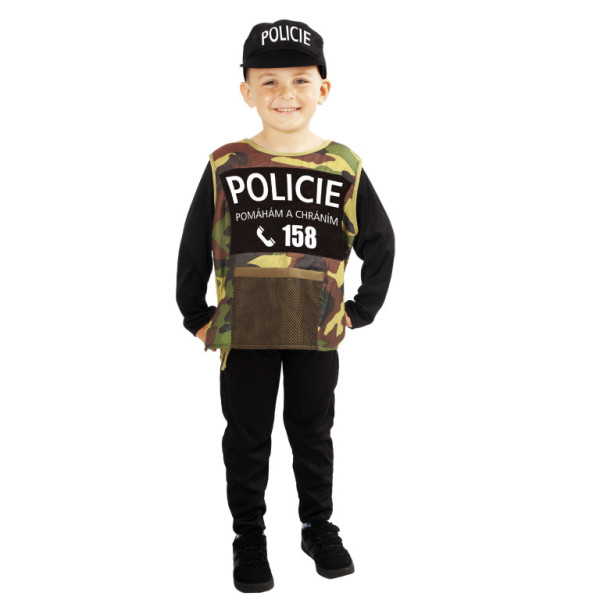 Kostium policji dla dzieci (S) e-opakowanie