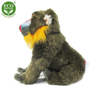 Plyšová opice mandril 32 cm ECO-FRIENDLY