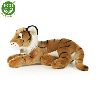 Pluszowy brązowy tygrysek 60 cm EKOLOGICZNY