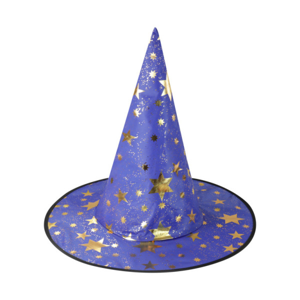 Niebieski kapelusz czarownicy dla dzieci