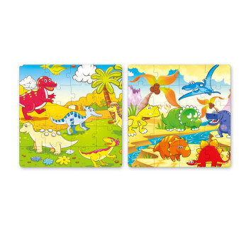 Puzzle magnetyczne - dinozaury