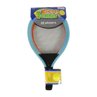 Zestaw do tenisa - rakiety sportowe z wypełnieniem z siatki i piłką