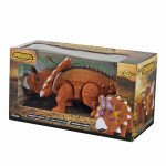 Dinozaur chodzący z dźwiękiem i światłem - Triceratops