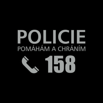 Dětský kostým policista s čepicí - český potisk (S) e-obal
