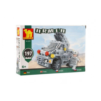 Stavebnice Dromader Vojáci Auto 22401 22x15x4,5cm
