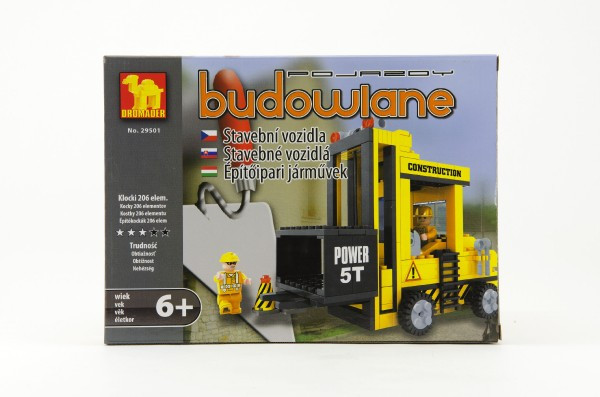 Stavebnice Dromader Auto Vysokozdvižný Vozík 29501 25,5x18,5x4,5cm