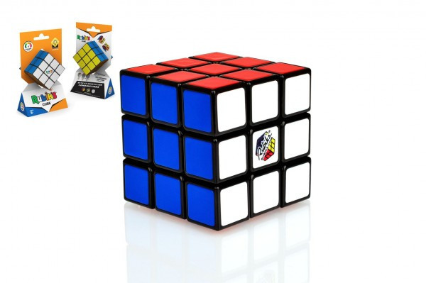 Rubikova kostka 3x3x3 hlavolam originál 6x6x6cm na kartě