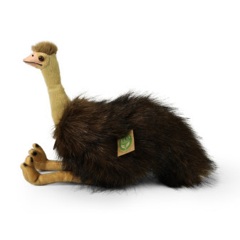 Plyšový pták emu 28 cm ECO-FRIENDLY
