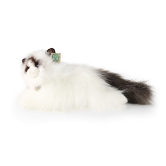 Plyšová kočka ragdoll ležící 35 cm ECO-FRIENDLY