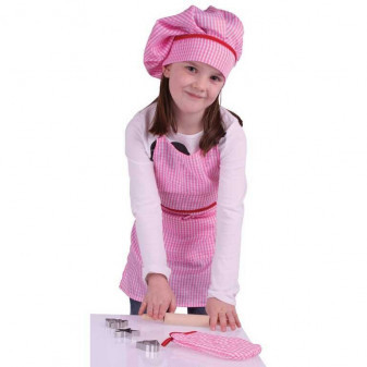 Bigjigs Toys Růžový set šéfkuchařky