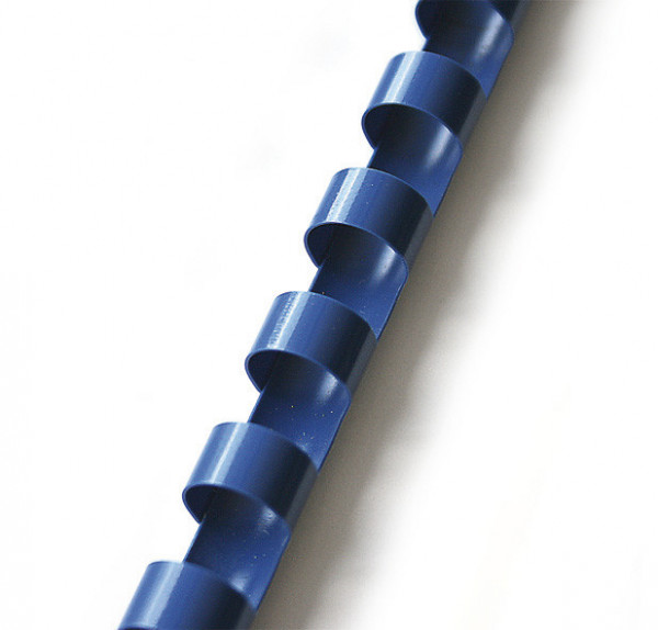 Grzbiet plastikowy 6mm niebieski 100 szt