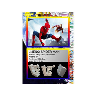 3D figurka: SpiderMan Hráčská karta