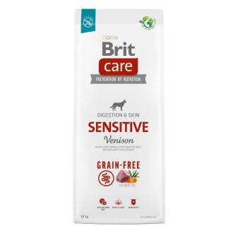 Brit Care Dog Sensitive bezzbożowa - dziczyzna i ziemniak, 12kg