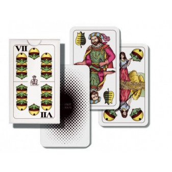 Mariáš dvouhlavý společenská hra karty v papírové  krabičce 6,5x10x1cm