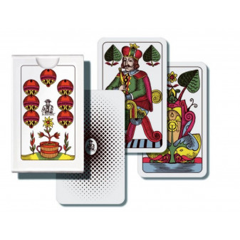 Mariáš jednohlavý spoločenská hra karty v papierovej krabičke 6,5x10x1cm