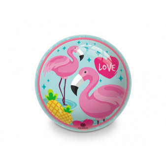 Míč nafouknutý plameňák 23 cm BIO BALL