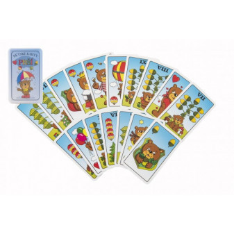 Pršia jednohlavá detská spoločenská hra - karty v plastovej krabičke 7x11x2cm