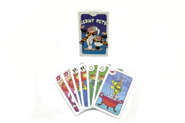 Černý Petr Chodź z nami na bajkową grę planszową - karty w papierowym pudełku 6x9x1,5cm