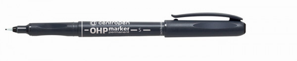 Marker Centropen 2634 czarny moc S, permanentny