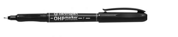 Marker Centropen 2636 OHP permanentny czarny szerokość 0,6mm