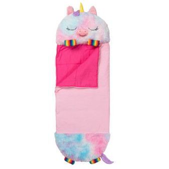 Happy Nappers Spacáček Usínáček 168cm Duhový jednorožec