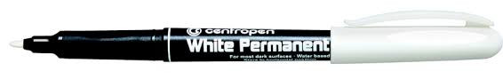 Marker Centropen 2686 biały 1,2mm