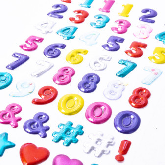 Aga4Kids Samolepící čísla DS8101RC