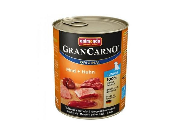 Animonda Grand Carno Junior w puszce kurczak+wołowina 800g