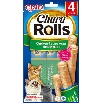 Churu cat Rolls - kura, tuniak 40g