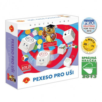 Gra planszowa Pexeso na uszy w pudełku 24,5x25,5x6cm