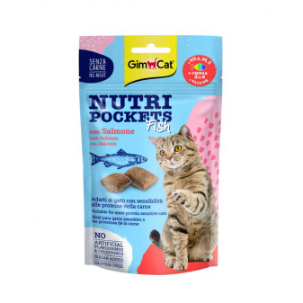 GIMCAT Nutri pockets losos 60g