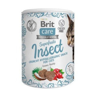 Brit Care Cat Snack Superowoce Owady 100 g