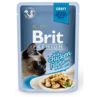 Brit Premium Cat Delicate Fillets in Gravy with Chicken 85 g
