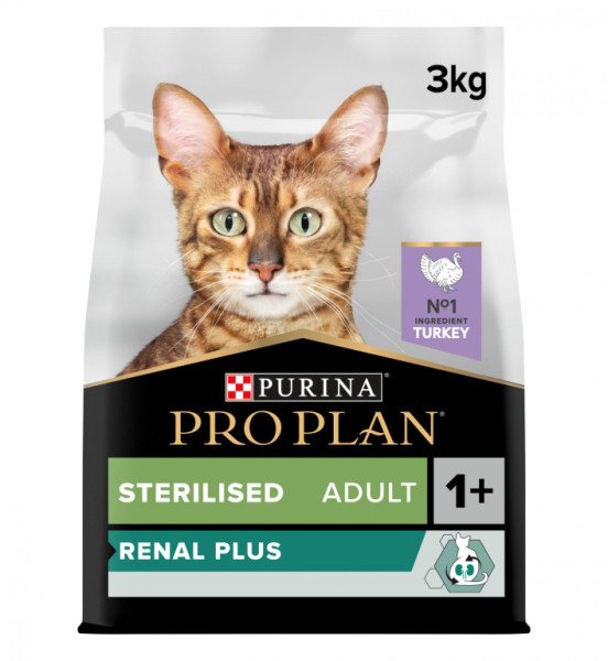 Pro Plan Cat Renal Plus Sterilised krůta 3kg
