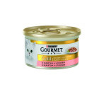 Konzerva Gourmet Gold kura + losos 85g