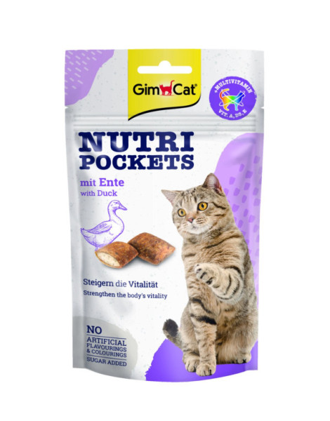 GimCat Nutri Pockets s kačicou 60 g