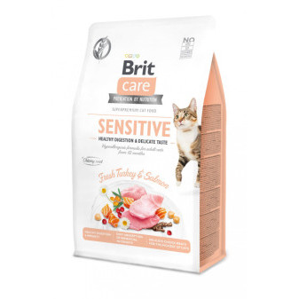 Brit Care Cat bezzbożowa Sensitive 0,4kg