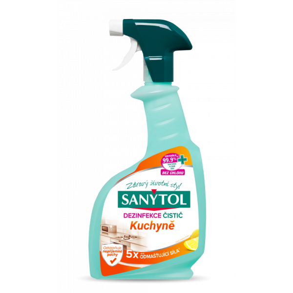 Sanytol dezinfekční čistič na kuchyně, 750ml